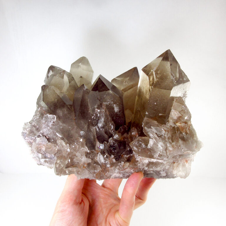 Large Smoky Quartz Cluster – Folk-stone.com